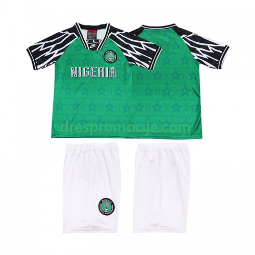 Nigerija 1995 Dres Retro Dječji Domaći Kratkih Rukava Nigerija 1995 Dres Retro Dječji Domaći Kratkih Rukava